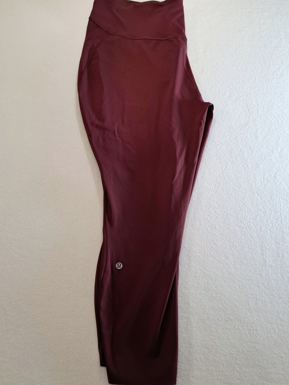 lululemon athletica High-Rise Burgundy Leggings Sz 18 - Picture 6 of 10